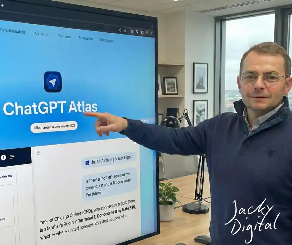 Jacky Lacherest moteur de recherche Altas ChatGPT