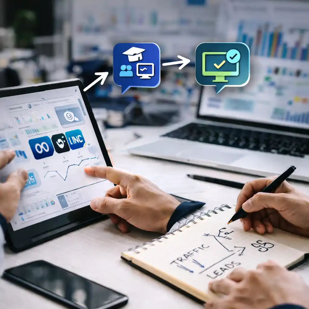 La publicité sur les réseaux sociaux, ça s'apprend. Ça se pilote. On vous accompagne sur les deux.